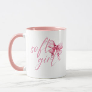 Zachte Roze Strik – Schattig Coquette Mok
