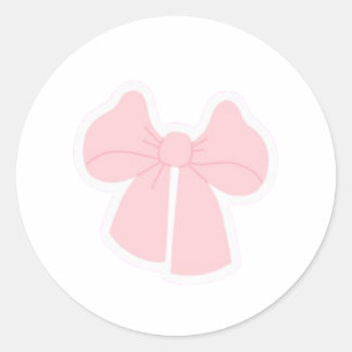 Zachte Roze Strik Sticker | Kawaii Coquette