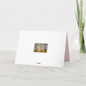 Zachte roze Tender Sakura Flowers in Springtime Kaart (Achterkant)