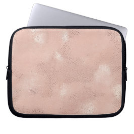 Zachte Roze Textuur Patroon Laptop Sleeve