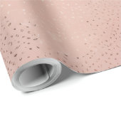 Zachte Roze Textuurpatroon Cadeaupapier (Rol Hoek)