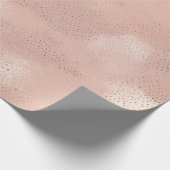 Zachte Roze Textuurpatroon Cadeaupapier (Hoek)