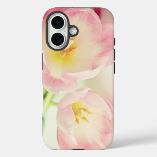 Zachte  roze tulpen Case-Mate iPhone case (Achterkant)