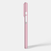 Zachte Roze Verticale Streeppatroon Minimaal Case-Mate iPhone Case (Achterkant / Links)