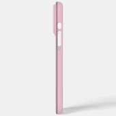 Zachte Roze Verticale Streeppatroon Minimaal Case-Mate iPhone Case (Achterkant / Links)