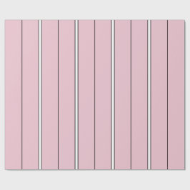 Zachte Roze Verticale Streeppatroon Minimalistisch Cadeaupapier
