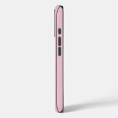 Zachte Roze Verticale Streeppatroon Minimalistisch Case-Mate iPhone Case (Achterkant / Links)