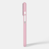 Zachte Roze Verticale Streeppatroon Minimalistisch Case-Mate iPhone Case (Achterkant / Links)