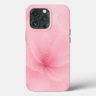 Zachte Roze Waterverf Bloemen Case-Mate iPhone Case