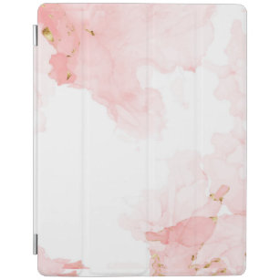 Zachte roze Waterverf iPad Cover