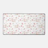 Zachte roze Waterverf ventilator Bureaumat (Voorkant)