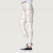 Zachte roze Waterverf ventilator Leggings (Links)
