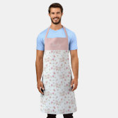 Zachte roze Waterverf ventilator Schort (Gedragen)