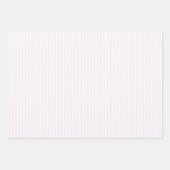 Zachte Roze & Witte Strepen Inpakpapier Vel (Voorkant)