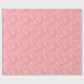 Zachte roze wollen bonttextuur cadeaupapier (Vlak)