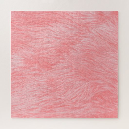 Zachte roze wollen bonttextuur legpuzzel (Horizontaal)