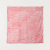 Zachte roze wollen bonttextuur wandkleed (Voorkant (horizontaal))