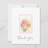 Zachte Rozen 2 Bedankkaart (Voorkant)