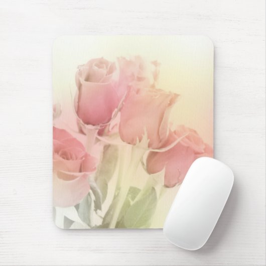 Zachte Rozen 2 Muismat (Met muis)