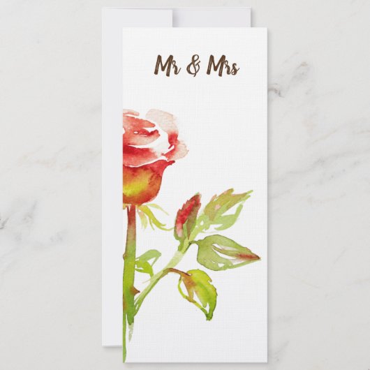 Zachte Rozen Kaart (Voorkant)