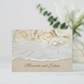 Zachte Rozen RSVP (Staand voorkant)