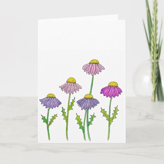 Zachte Rudbeckia Medeleven Kaart (Voorkant)