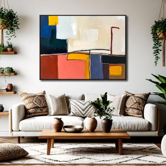Zachte Rustiek: Pastelherinneringen Canvas Afdruk