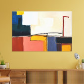 Zachte Rustiek: Pastelherinneringen Canvas Afdruk (Insitu (Woonkamer))