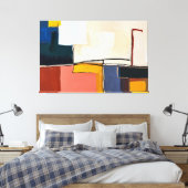 Zachte Rustiek: Pastelherinneringen Canvas Afdruk (Insitu (Slaapkamer))