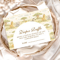 Zachte Safari Dieren Luier Raffle