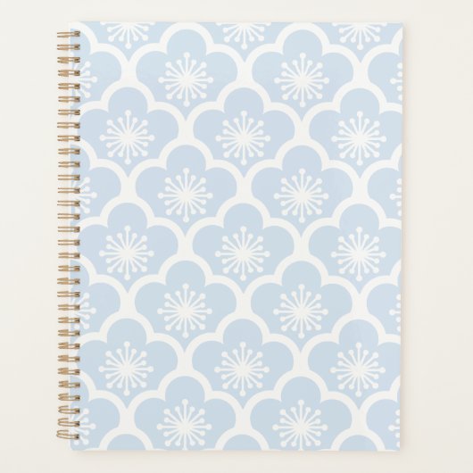 Zachte Sakura Neutraal - Poederblauw Planner (Voorkant)