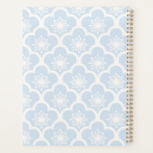 Zachte Sakura Neutraal - Poederblauw Planner (Achterkant)