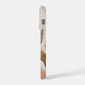 Zachte Salie & Blush Abstract Botanische Kunst iPhone Hoesje (Linkerkant)