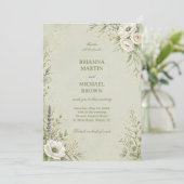 Zachte Salie Botanisch Kaart (Staand voorkant)