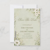 Zachte Salie Botanisch Save The Date (Voorkant)