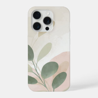 Zachte Salie Botanische Minimale Abstracte Rustige iPhone 15 Pro Case