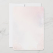 Zachte Schattigee teddybeer 1e verjaardag Kaart (Achterkant)