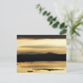Zachte schemering briefkaart (Staand voorkant)