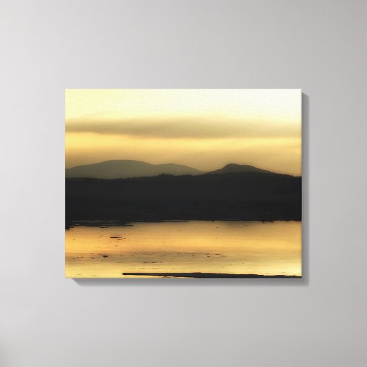 Zachte schemering canvas afdruk (Voorkant)