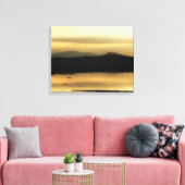 Zachte schemering canvas afdruk (Insitu (Woonkamer))