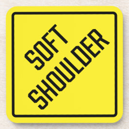 Zachte schouder hard plastic Onderzetter