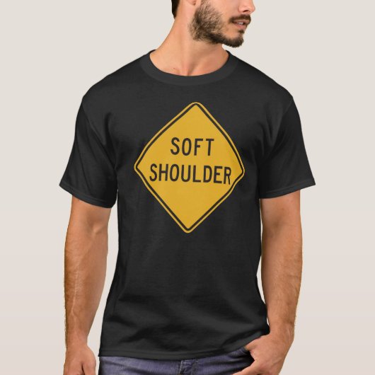 zachte schouder t-shirt (Voorkant)