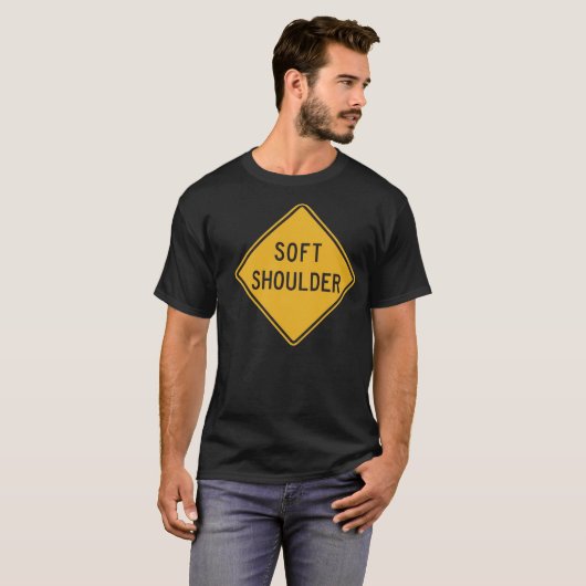 zachte schouder t-shirt (Voorkant volledig)