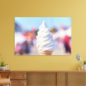 Zachte serveren ijs post canvas afdruk (Insitu (Woonkamer))