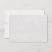 Zachte Silver Heart RSVP (Achterkant)