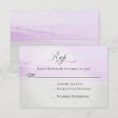 *~* Zachte Sky Beach Zee Sand    PhotoWedding RSVP Kaartje (Voorkant / Achterkant)