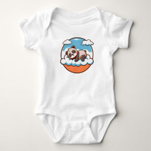 ☁️🐼 Zachte Slaapde Panda Wolk Baby Cadeau ✨ Romper