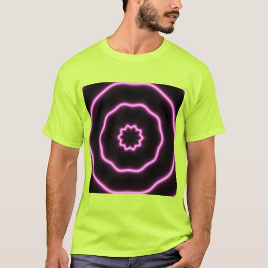 zachte slingerringen van neonroze licht t-shirt (Voorkant)