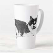 zachte sluimer latte mok (Rechterhoek)