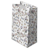 Zachte Snoeppatroon Kleine Cadeautas (Achterkant Gekanteld)